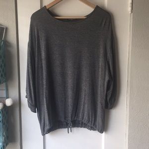Grey dolman style top in Large